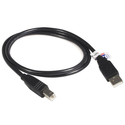 USB Cable StarTech.com 10ft USB 2.0 A to B Male to Male Black 0.48 Gbit/s