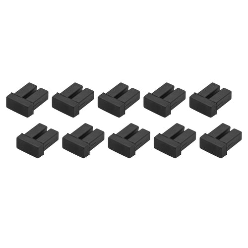 Dust Covers StarTech LC SFP Pack of 10 Rubber Black 18mm x 15mm