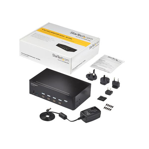 KVM Switch StarTech.com SV431DHD4KU 4-Port HDMI 4K 30Hz Rack Mount - SV431DHD4KU