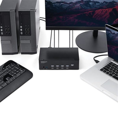 KVM Switch StarTech.com SV431DHD4KU 4-Port HDMI 4K 30Hz Rack Mount - SV431DHD4KU