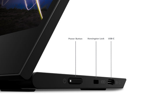 Monitor Lenovo ThinkVision M15 15.6in Full HD 1920 x 1080 14ms LED - 62CAUAT1WL