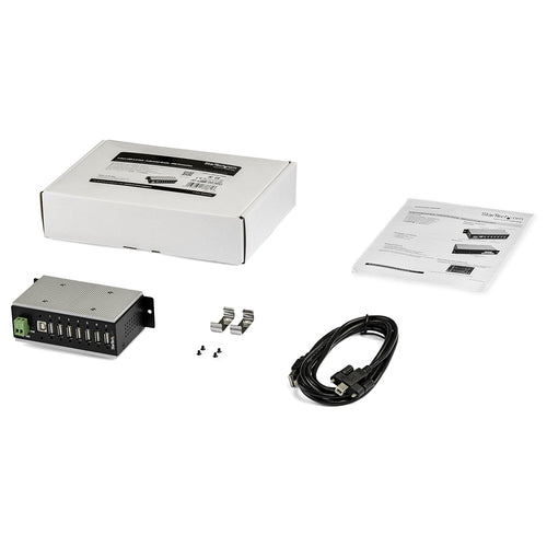 USB Hub StarTech 7-Port USB 2.0 Hub ESD Protection Metal Housing
