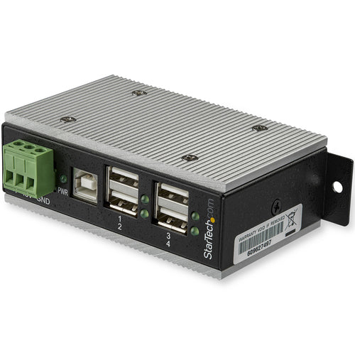 USB Hub StarTech 4-Port USB 2.0 Hub USB-A 480 Mbit/s Mountable