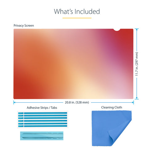 Display Privacy Filter StarTech.com 23.8-inch 16:9 Glossy Reversible Shield - 238G-PRIVACY-SCREEN