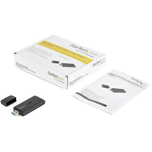 Wireless Network Adapter StarTech USB867WAC22 867 Mbit/s Dual Band USB 3.0