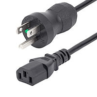 15ft Hospital Grade Power Cord NEMA 5-15P to C13 UL Listed