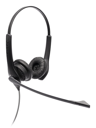 Wired Jabra Biz 1100 EDU Duo Headset 3.5mm Black 80-20000Hz