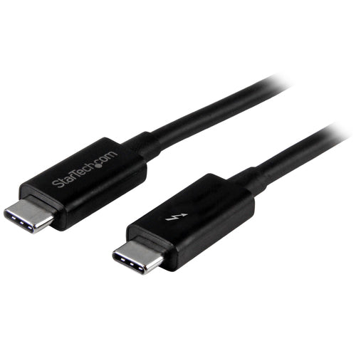 Thunderbolt Cable StarTech.com TBLT3MM1M 20Gbps 100W PD 4K Male-Male 1m - TBLT3MM1M