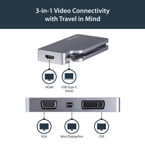 USB Graphics Adapter StarTech CDPVDHDMDPSG 4K HDMI Mini DisplayPort USB-C