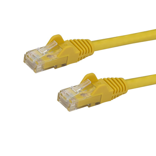 75ft CAT6 Ethernet Cable Yellow RJ45 Snagless 650MHz PoE