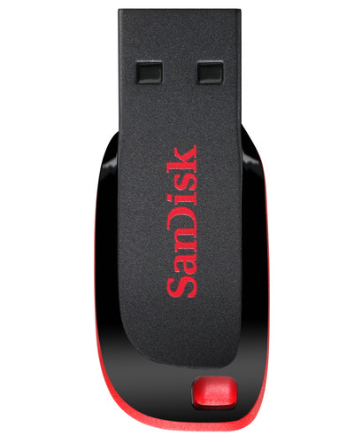 USB Flash Drive SanDisk Cruzer Blade 64GB USB 2.0 Type-A Capless - SDCZ50-064G-B35