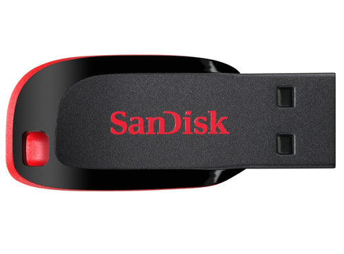USB Flash Drive SanDisk Cruzer Blade 64GB USB 2.0 Type-A Capless - SDCZ50-064G-B35