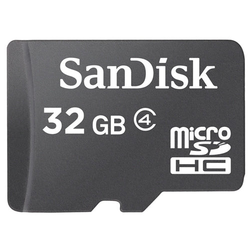 MicroSDHC SanDisk 32GB Class 4 4MB/s Freeze Shock Water Resistant - SDSDQM-032G-B35