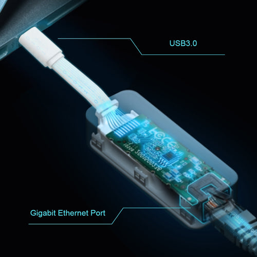 Network Adapter TP-Link UE300C USB-C to RJ45 Gigabit 1000 Mbit/s Wired - UE300C
