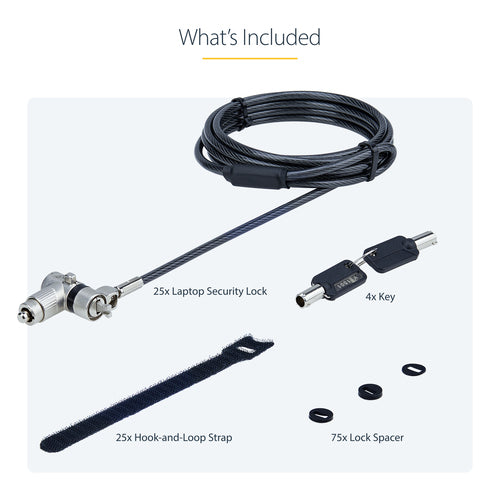 StarTech.com UNIVKA25-LAPTOP-LOCK cable lock
