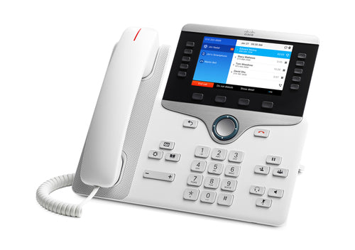 IP Phone Cisco 8851 10 SIP Registrations 5-inch WVGA Gigabit Ethernet - CP-8851-K9=