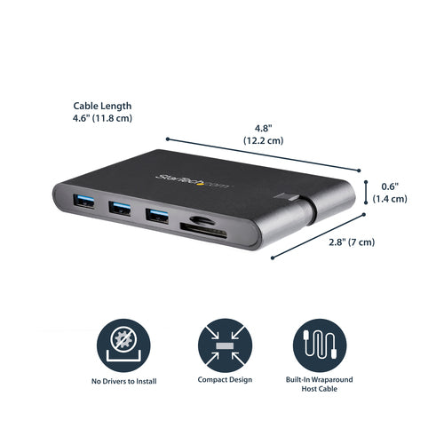 StarTech.com DKT30CHVSCPD laptop dock/port replicator