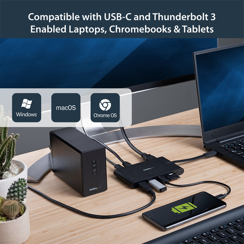 StarTech.com DKT30CHVSCPD laptop dock/port replicator