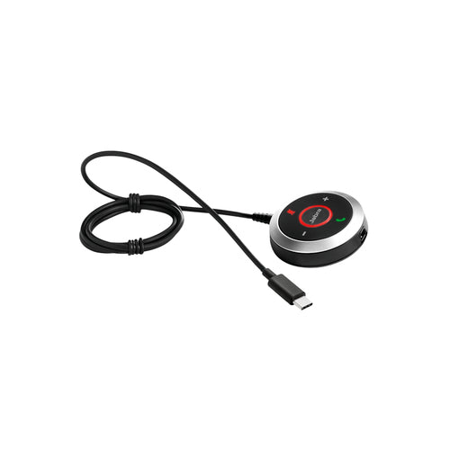 Jabra Evolve 80 LINK Wired Remote Control - USB-C - Black