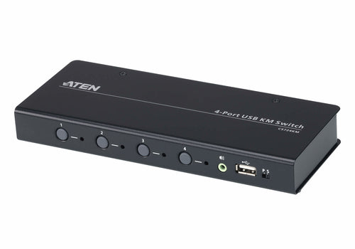 KVM Switch ATEN CS724KM 1.69W Black 2-Port USB