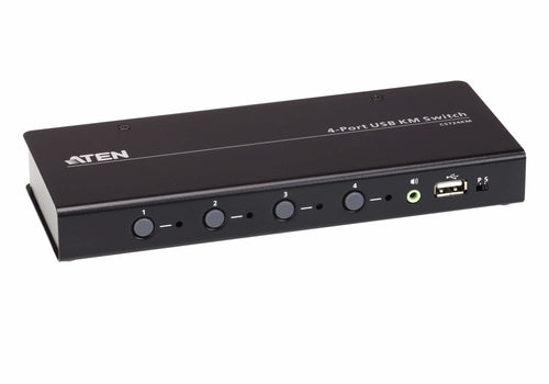 KVM Switch ATEN CS724KM 1.69W Black 2-Port USB