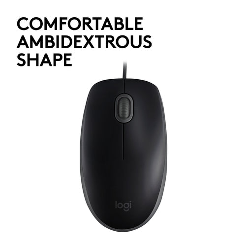 Mouse Logitech M110 Silent 1000 DPI Optical Ambidextrous USB Type-A - 910-005508