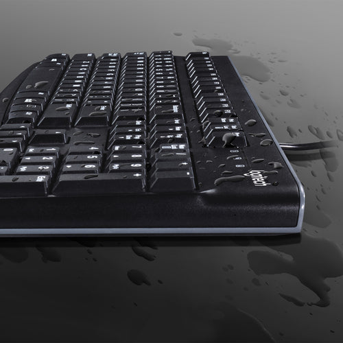 Keyboard Logitech K120 Wired USB QWERTZ Black - 920-002504