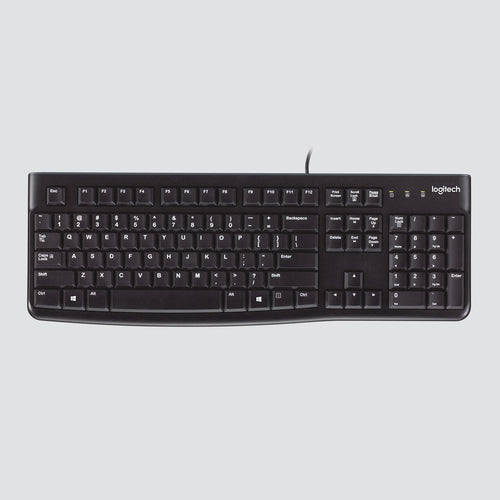 Keyboard Logitech K120 Wired USB QWERTZ Black - 920-002504