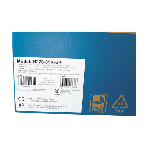 Tripp Lite N223-01K-BK networking cable