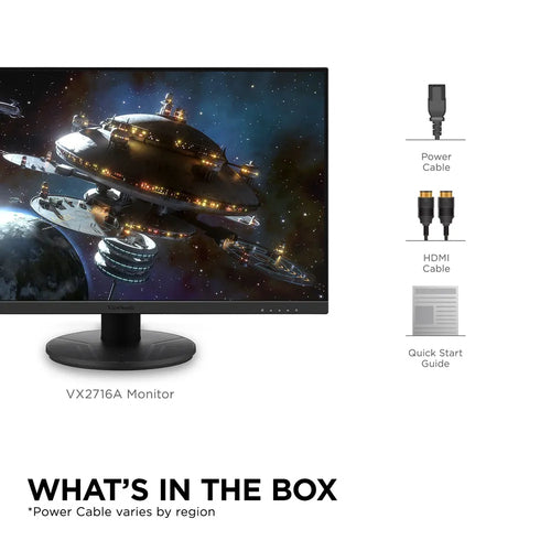 27 Inch Viewsonic VX2716A Full HD LCD Monitor 1920x1080 4ms Response Time