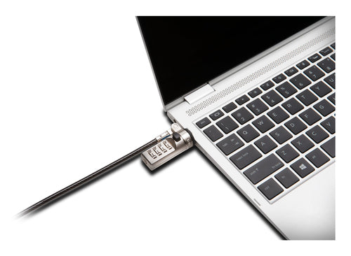 Kensington Nano Combination Lock Carbon Steel Zinc Silver Cable Lock