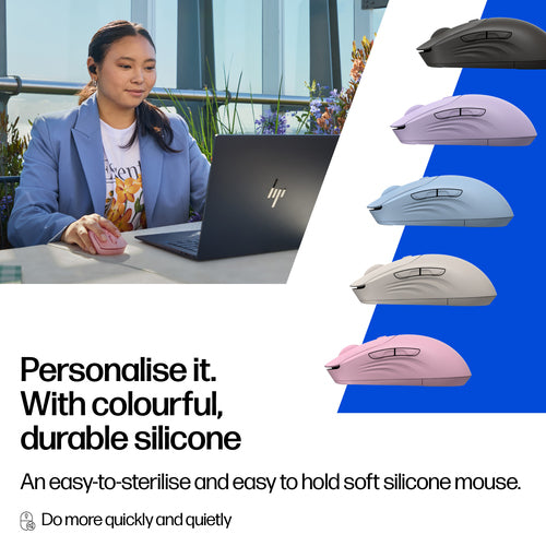 HP 400 Quiet Blue Wireless mouse