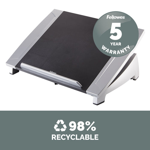 Laptop Stand Fellowes Office Suites Riser Adjustable 43.2cm 5kg Black