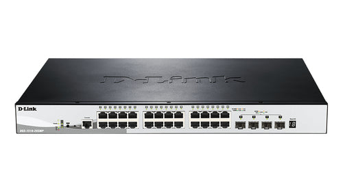 Network Switch D-Link DGS-1510-28XMP 28-Port Gigabit PoE 4x 10G SFP+ Stackable
