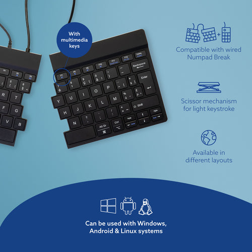 R-Go Tools RGOSP-BEWIBL keyboard