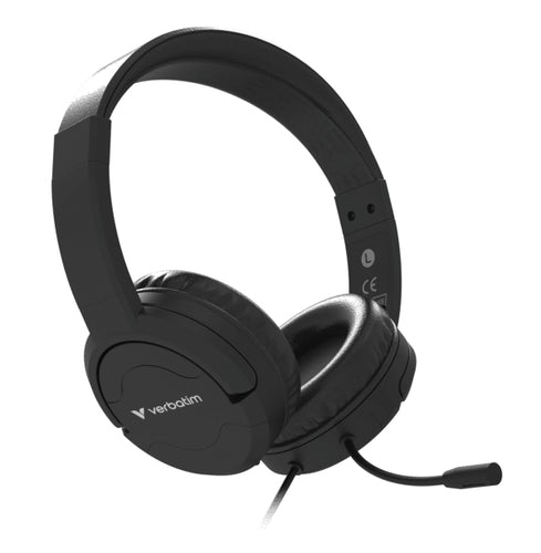 Verbatim Active Noise Cancelling Headset with Noise Cancelling Mic