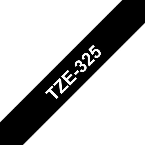 Label-Making Tape Brother TZE-325 Black 9mm 8m - TZE325