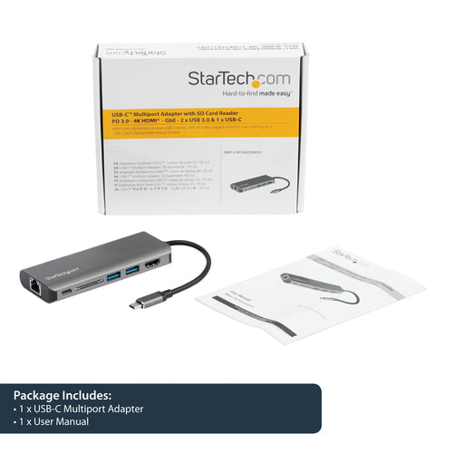 StarTech.com DKT30CSDHPD3 laptop dock/port replicator