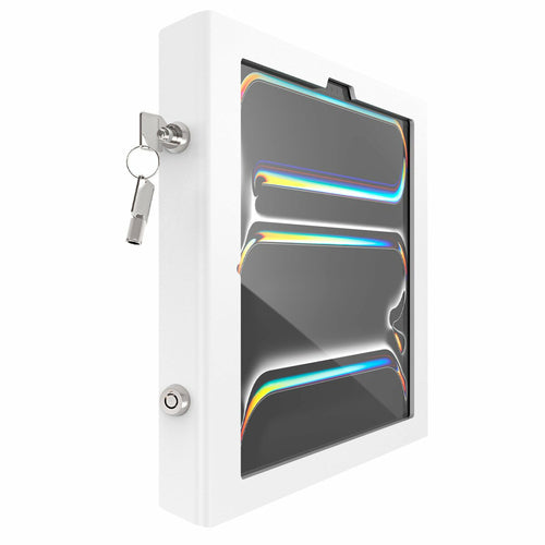 Compulocks iPad Pro Rolling Cart - 13" Apex Enclosure, White, Security Stand