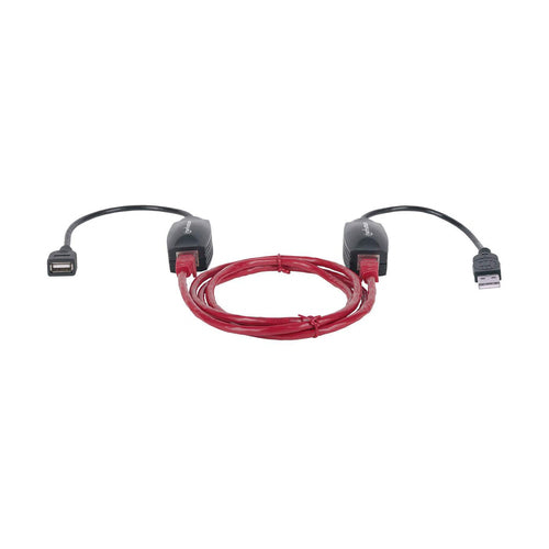 USB-A Line Extender Network Card 60m Black Wired Bus Power