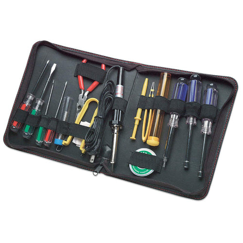 Mechanics Tool Set 17 Pieces with Soldering Iron and Screwdrivers