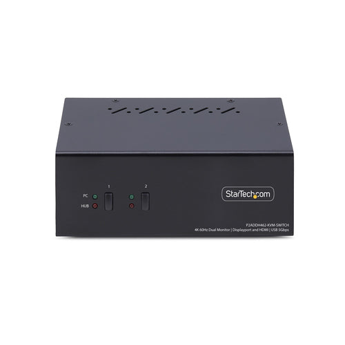 KVM Switch StarTech.com P2ADDH462 4K Ultra HD 36W - P2ADDH462-KVM-SWITCH