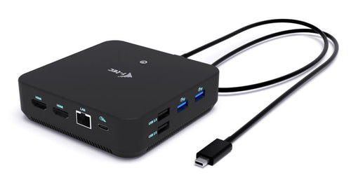 USB-C DP Dual HDMI Docking Station 100W Power Delivery Universal Charger