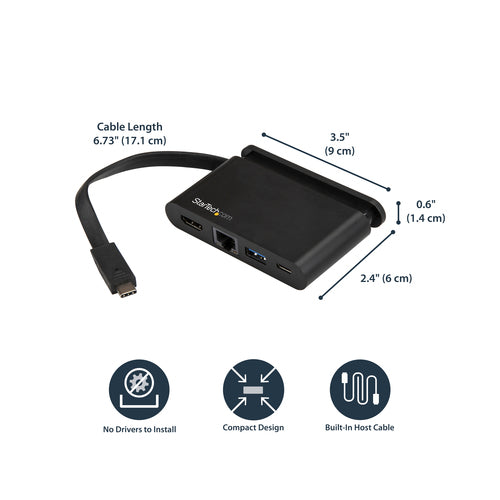 StarTech.com DKT30CHCPD laptop dock/port replicator