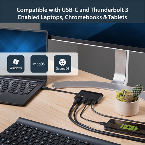 StarTech.com DKT30CHCPD laptop dock/port replicator