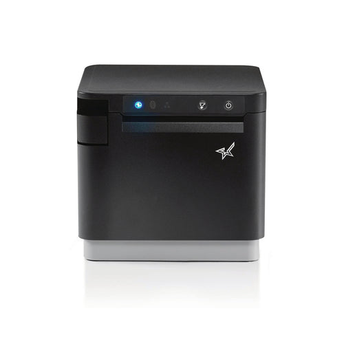 Star Micronics mC-Print3, Thermal, 3in, Cutter, Ethernet (LAN), USB, CloudPRNT, Black, EU & UK, PS60C Power Supply included