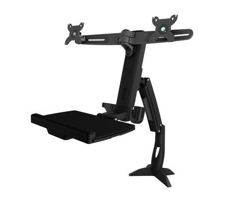 Amer Mounts AMR2ACWS desktop sit-stand workplace