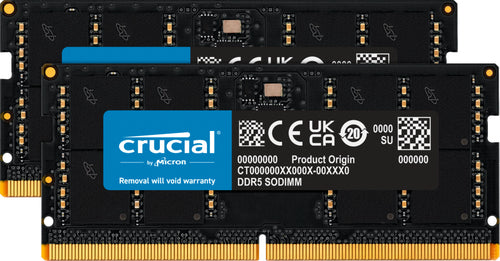 64GB Crucial DDR5 5600MHz SO-DIMM Memory Module Dual Channel