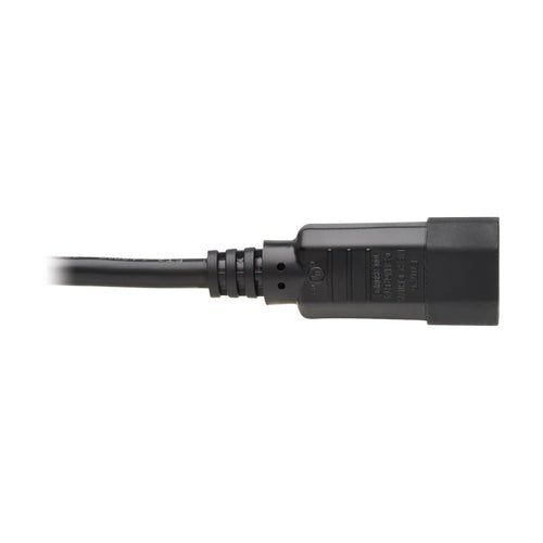 Power Cable Tripp Lite P002-002 2ft 16AWG 13A IEC-320-C14 to NEMA 5-15R