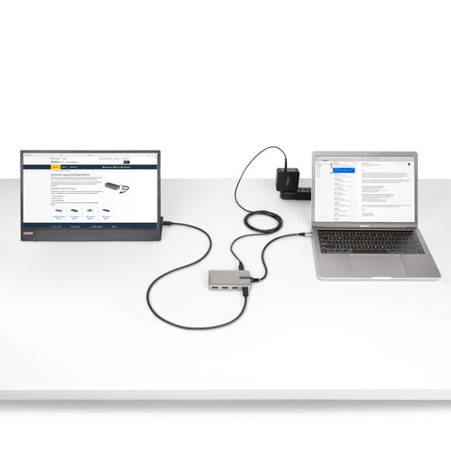 USB-C Hub StarTech.com HB31C3A1CDPPD3 4-Port 4K 60Hz 100W Power Delivery - HB31C3A1CDPPD3